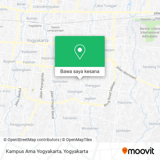 Peta Kampus Ama Yogyakarta