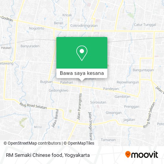 Peta RM Semaki Chinese food