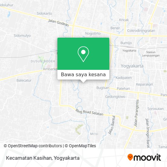 Peta Kecamatan Kasihan