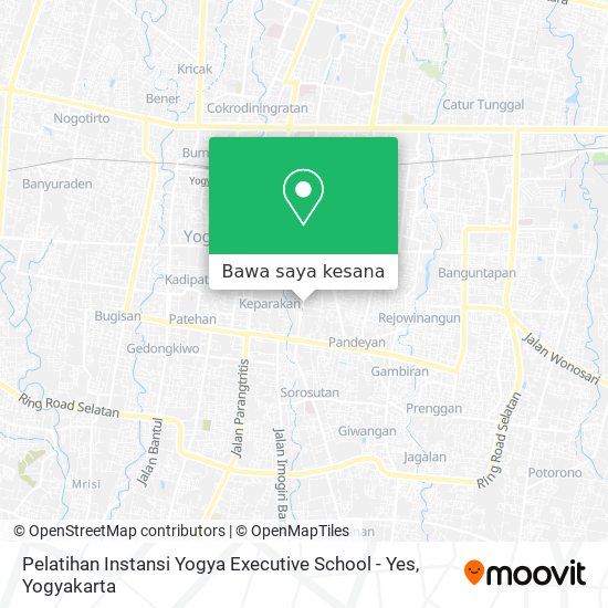 Peta Pelatihan Instansi Yogya Executive School - Yes