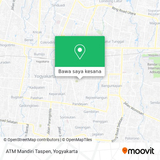 Peta ATM Mandiri Taspen