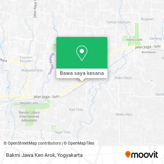 Peta Bakmi Jawa Ken Arok