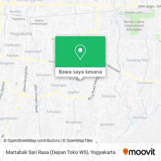 Peta Martabak Sari Rasa (Depan Toko WS)