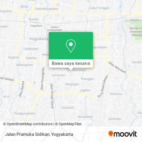 Peta Jalan Pramuka Sidikan