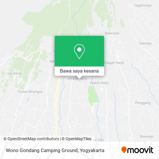 Peta Wono Gondang Camping Ground