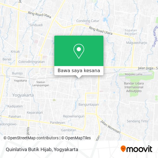 Peta Quinlativa Butik Hijab
