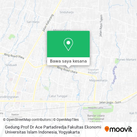 Peta Gedung Prof Dr Ace Partadiredja Fakultas Ekonomi Universitas Islam Indonesia