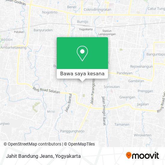 Peta Jahit Bandung Jeans