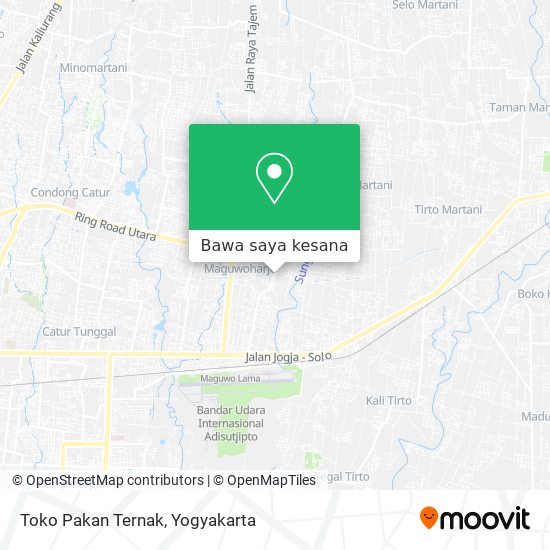 Peta Toko Pakan Ternak