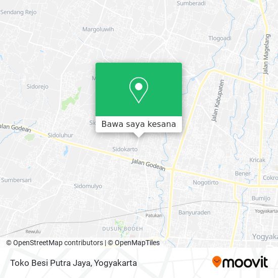 Peta Toko Besi Putra Jaya