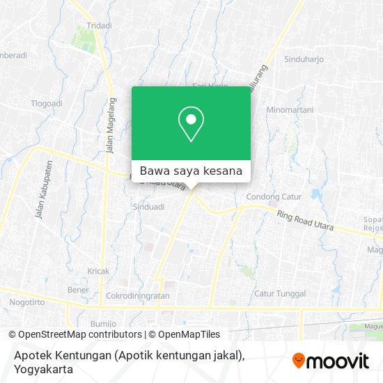 Peta Apotek Kentungan (Apotik kentungan jakal)