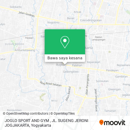 Peta JOGLO SPORT AND GYM , JL. SUGENG JERONI JOGJAKARTA