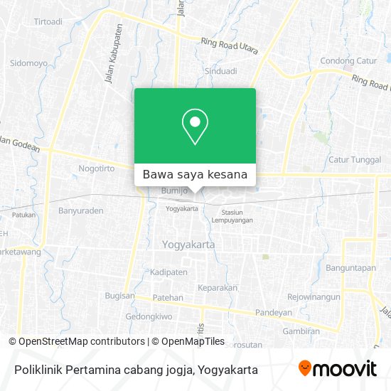 Peta Poliklinik Pertamina cabang jogja