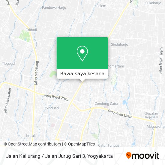 Peta Jalan Kaliurang / Jalan Jurug Sari 3