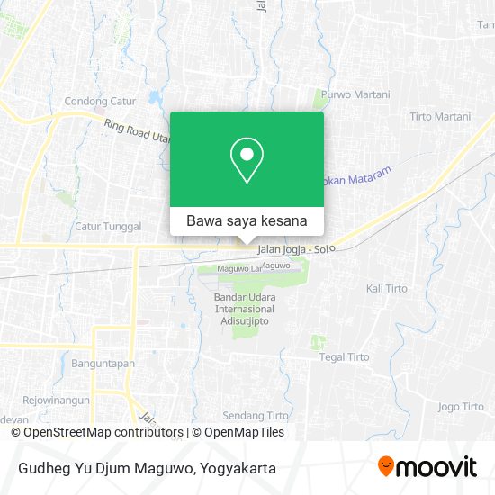 Peta Gudheg Yu Djum Maguwo