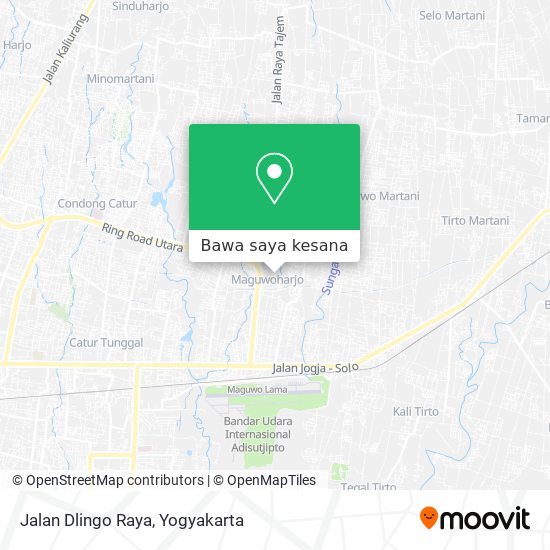 Peta Jalan Dlingo Raya