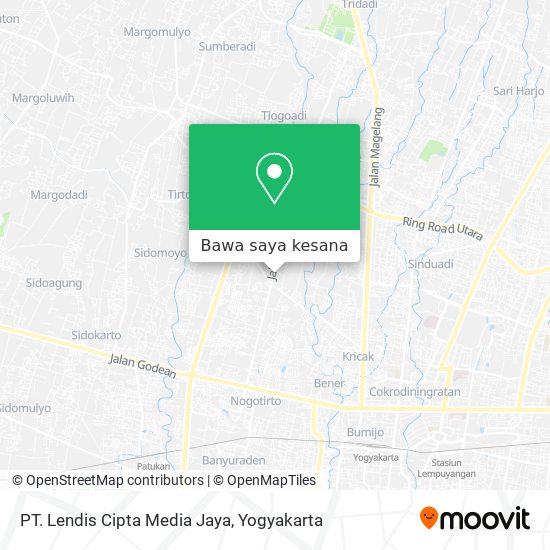 Peta PT. Lendis Cipta Media Jaya