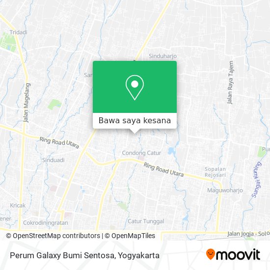 Peta Perum Galaxy Bumi Sentosa