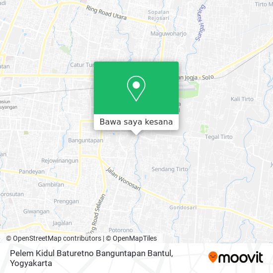 Peta Pelem Kidul Baturetno Banguntapan Bantul