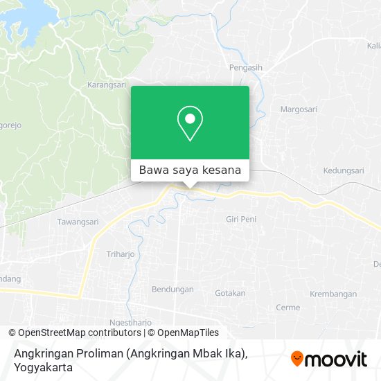 Peta Angkringan Proliman (Angkringan Mbak Ika)