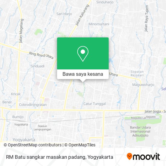 Peta RM Batu sangkar masakan padang