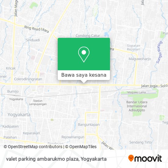 Peta valet parking ambarukmo plaza