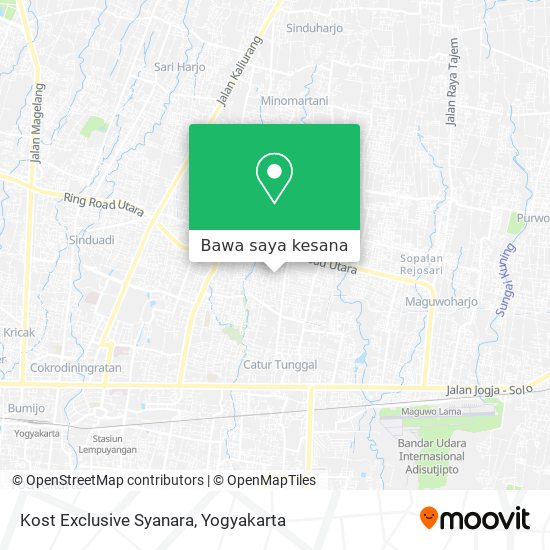 Peta Kost Exclusive Syanara