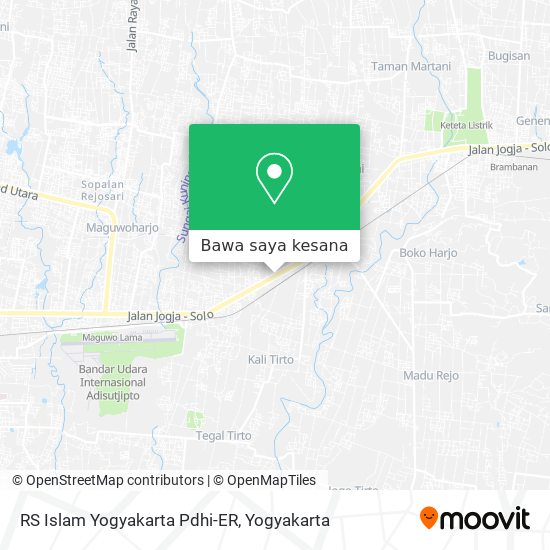 Peta RS Islam Yogyakarta Pdhi-ER