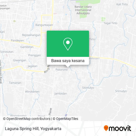 Peta Laguna Spring Hill