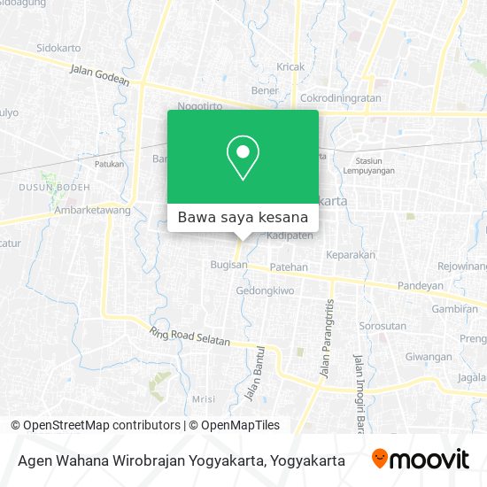 Peta Agen Wahana Wirobrajan Yogyakarta