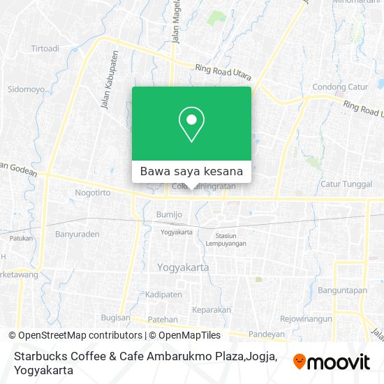 Peta Starbucks Coffee & Cafe Ambarukmo Plaza,Jogja