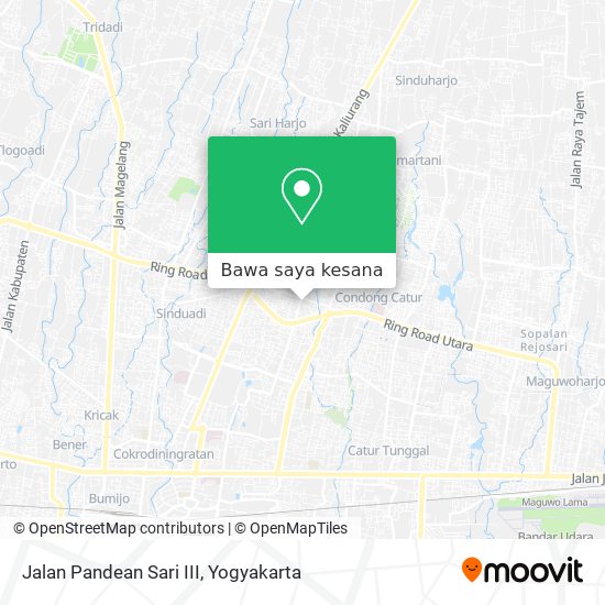 Peta Jalan Pandean Sari III