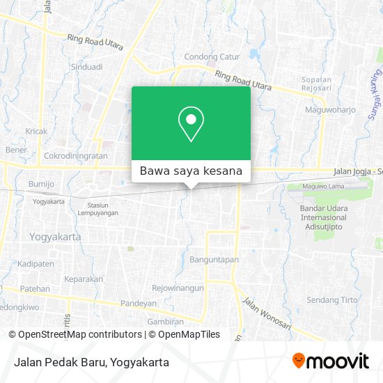 Peta Jalan Pedak Baru