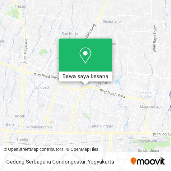 Peta Gedung Serbaguna Condongcatur