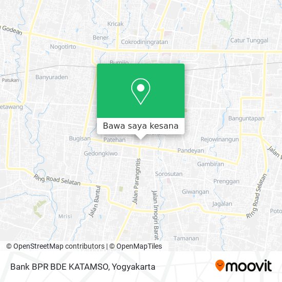 Peta Bank BPR BDE KATAMSO