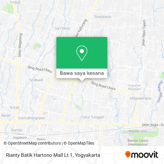 Peta Rianty Batik Hartono Mall Lt.1