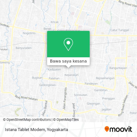 Peta Istana Tablet Modem