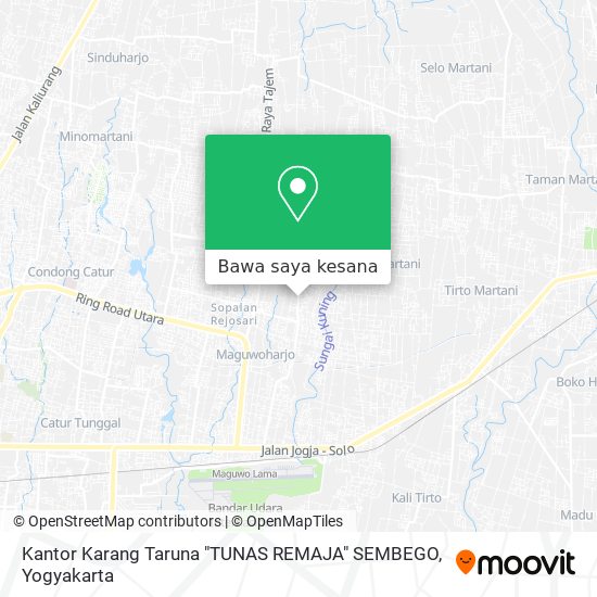 Peta Kantor Karang Taruna "TUNAS REMAJA" SEMBEGO