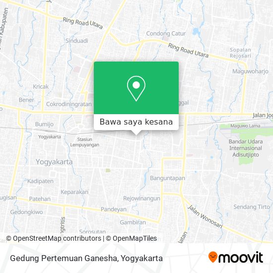 Peta Gedung Pertemuan Ganesha