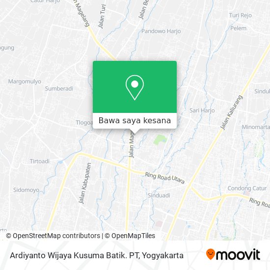 Peta Ardiyanto Wijaya Kusuma Batik. PT
