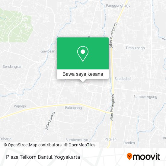 Peta Plaza Telkom Bantul