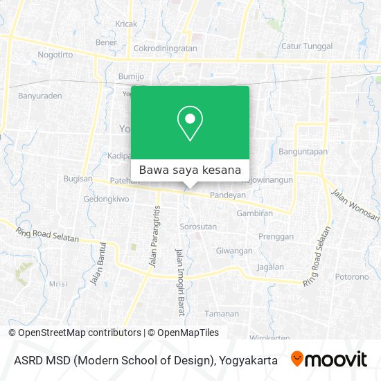 Peta ASRD MSD (Modern School of Design)