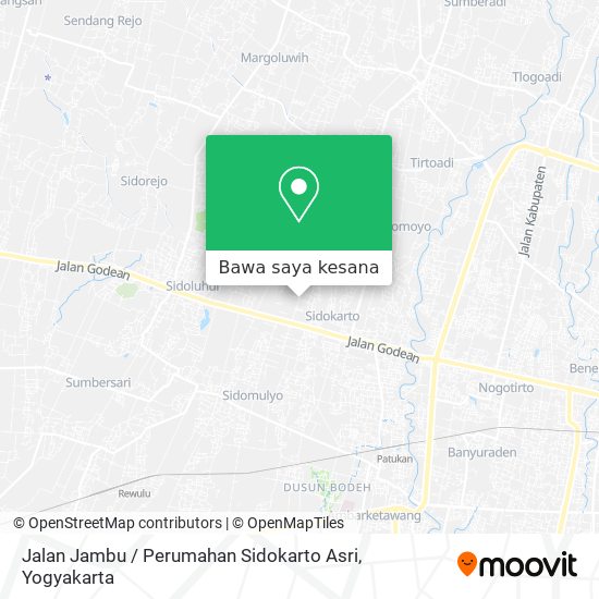 Peta Jalan Jambu / Perumahan Sidokarto Asri