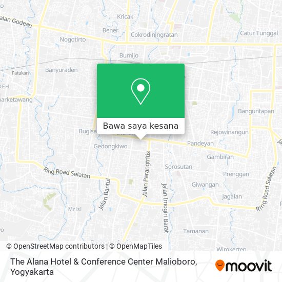 Peta The Alana Hotel & Conference Center Malioboro