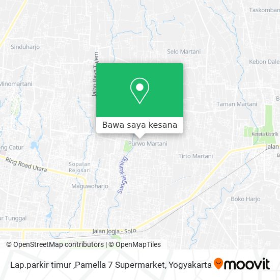 Peta Lap.parkir timur ,Pamella 7 Supermarket
