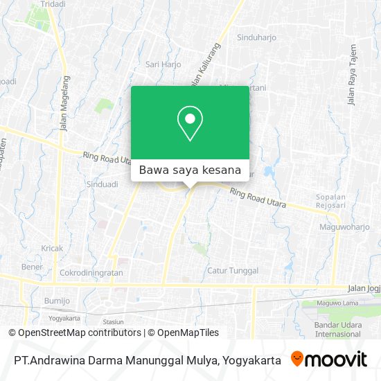 Peta PT.Andrawina Darma Manunggal Mulya