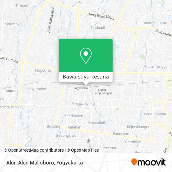 Peta Alun-Alun Malioboro