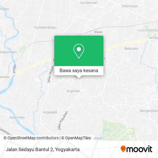 Peta Jalan Sedayu Bantul 2