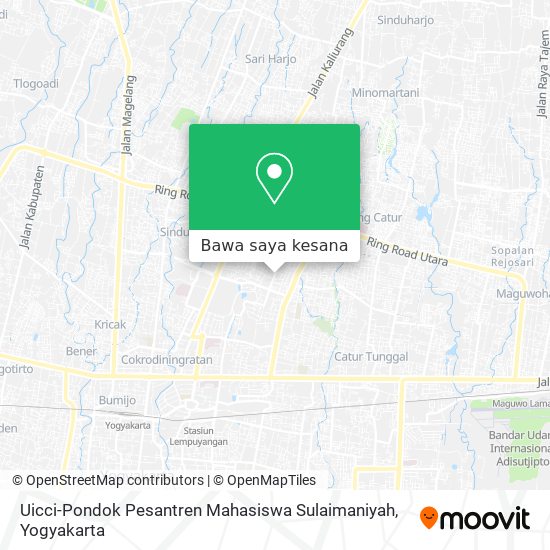 Peta Uicci-Pondok Pesantren Mahasiswa Sulaimaniyah