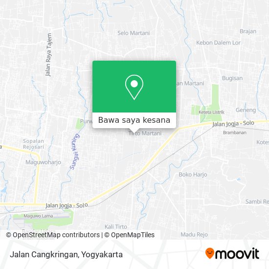 Peta Jalan Cangkringan